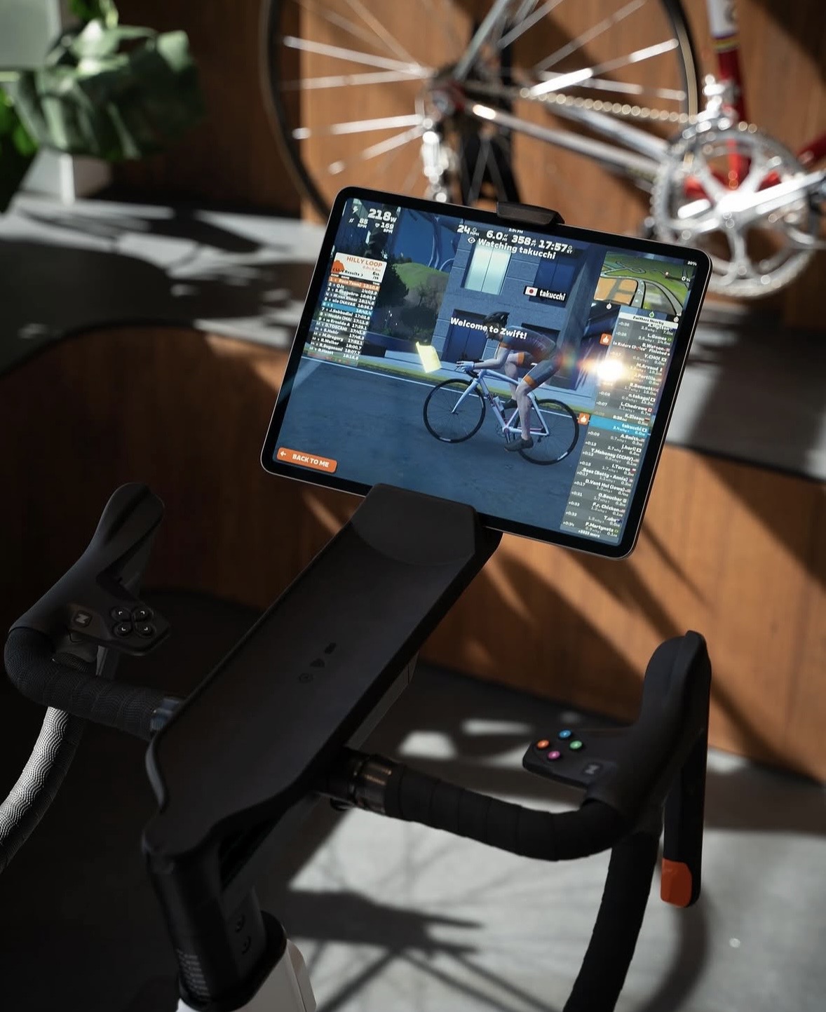 tablette zwift ride