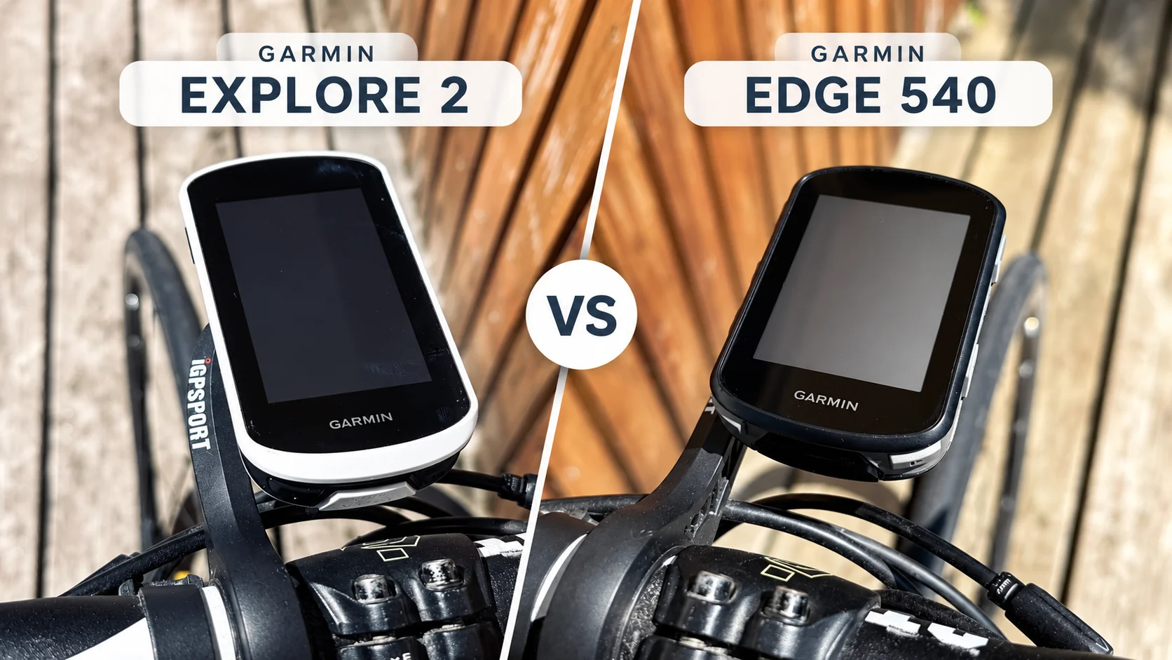 Comparatif Garmin Edge Explore 2 et Edge 540